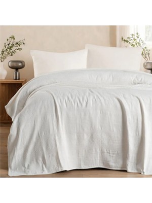 Maxstyle Aryıldız Home  Luna Daisy Pike 200X220 cm Snow White