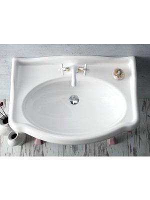 MarkEntegra 100 cm Etajerli Seramik, Şık Tasarım