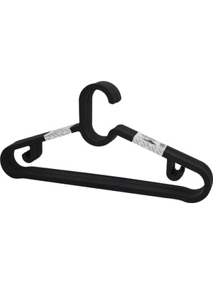 Renas Store 10PCS Plastik - Antrasit Gri Elbise Askısı