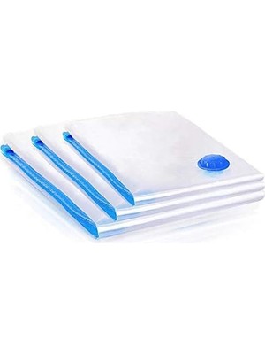 Starseven (3 Adet) Orta Boy (50 cm x 70 Cm) Vakumlu Poşet - Vakumlu Hurç - Vakumlu Torba