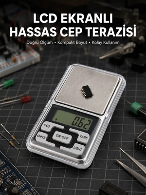 Valor Kapaklı Dijital Cep Terazisi Hassasiyet 300 gr Yeni Nesil