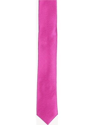 Erkek Fuşya Pembe Kravat