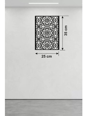 Renas Store Selçuklu Yıldızı Temalı Ahşap Duvar Tablosu - 25X35 cm Lazer Kesim Dekoratif Pano