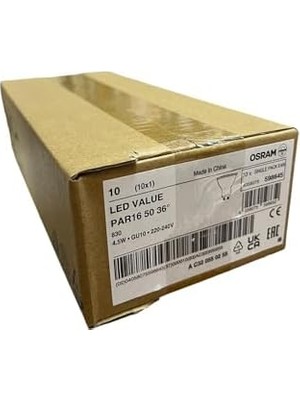 Bg Store 4,5W GU10 LED Ampul - 350 Lumen, 3000K Sarı Işık, 36° Işık Açısı, 15.000 Saat Ömür, Enerji Verimli (10)