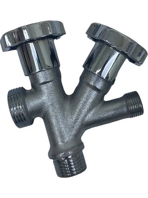 Renas Store Dual Çiftli Çatallı Çamaşır Makinesi Ara Taharet Musluk Ara Musluk