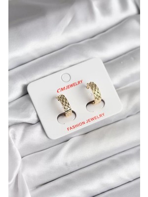 Renas Store 14K Gold Renk Kaplama cm Kadın Küpe - TJ-BKP11416