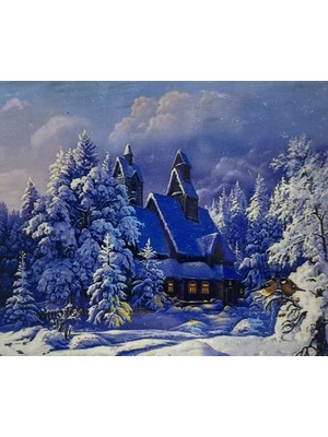 Elegantshop 5d Yapışan Boncuk Goblen Mozaik Tablo Pano 50*65 cm Xcn6