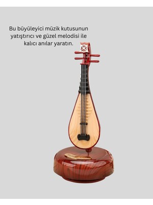 TeknoKapsül Figürlü Müzik Kutusu Zarif Melodili Dekoratif Model