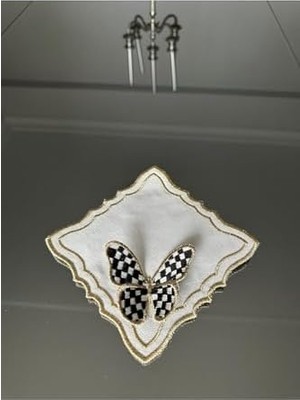 Bg Store Kelebek Kabartmali Kokteyl Peçete Tekli