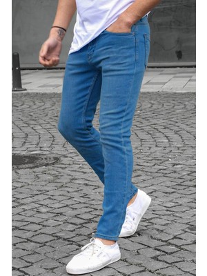 Madmext Skinny Fit Lacivert Erkek Jean 5712