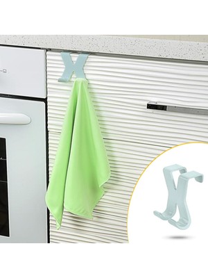 Renas Store Mutfak Banyo Dolap Kapağına Takılan Meta Havlu Askılığı Aparatı