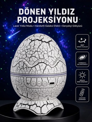 Renas Store Ayarlanabilir Parlaklık ve Sis Efektli Atmosfer Lambası