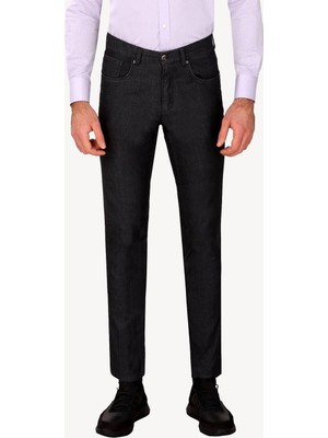 Erkek Füme Spor Kot Regular Fit Pantolon