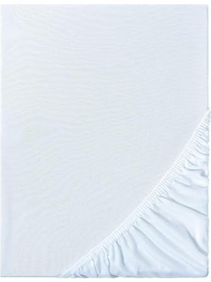 Bg Store Ezgi ORGANIK%100 Pamuk Lastikli Bebek Çarşafı Geniş Ölçü Aralığı Beyaz 60X120 Cm, Bebekcrsf