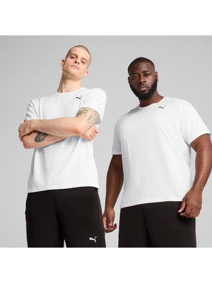 Puma Essentials Solid Erkek Beyaz Tişört (525908-02)
