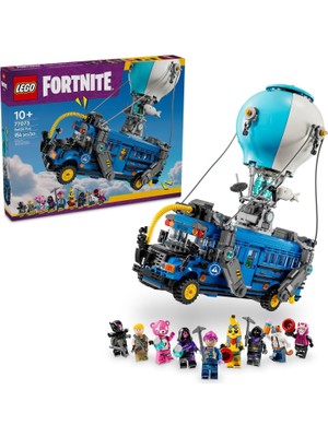 Mey İthalat LEGO Fortnite Savaş Otobüsü 77073 – 10 Yaş ve Üzeri Çocuklar Için Doğum Günü Hediyesi Fikri, Minnoş Takım Lideri, Drift, Tehlikedi Minifigürleri Içeren Yaratıcı Oyuncak Yapım Seti (954 Parça)