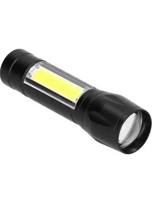 Mey İthalat Taktikal LED USB Şarjlı Ultra Güçlü Mini Boy El Feneri [enerji Sınıfı A++]