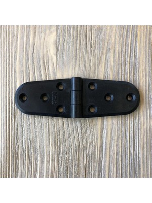 Mey İthalat Plastik Oval Menteşe 11CM (2 Adet) Siyah