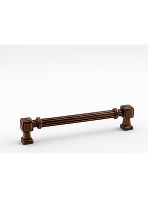 Mey İthalat Çizgili Antik Bakır 192 mm 19.2 cm Metal Kulp Mobilya Çekmece Mutfak Dolabı Dolap Kulpları Kulb