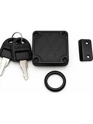 Mey İthalat Profesyonel Kare Çekmece Kilidi, Nikel, 22 Mm, 4x4 Cm, 2 Anahtarlı, Yüksek Kaliteli, Güvenli Kilit, Dayanıklı, Ofis, Evrak Dolabı Uyumlu, Kolay Montaj, Mobilya Çekmece Kilidi, Siyah