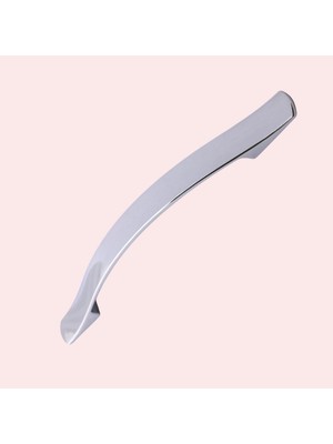 Mey İthalat BADEM10 Elif Ayder Mobilya Mutfak Dolabı Çekmece Dolap Kapak Kulpu Düz Metal Kulp Kulbu Kulpu 128 mm Krom