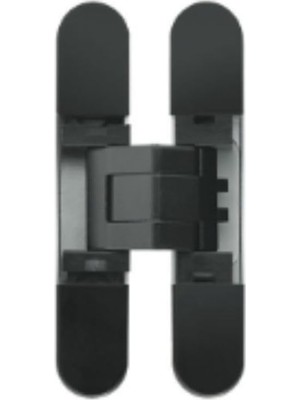 Mey İthalat System Gizli Menteşe 76X14 mm 16 kg Mat Siyah Renk Tek Ebat HG104HT01 Al6