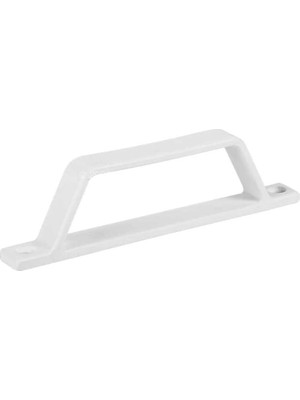 Mey İthalat 17X25 mm Plastik Sineklik D Kolu 2 Adet - Beyaz Renk Pencere ve Kapı Sinekliği Tutamağı - Dayanıklı Plastik Sineklik Tamir Takımı Aksesuarları - Standart Ölçü Kolay Montaj D Çekme Kol
