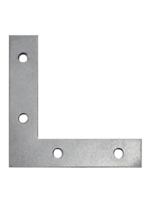Mey İthalat Sac Gönye, Metal L Köşebent, 8 Cm, 10 Adet