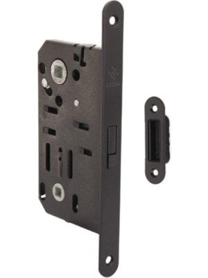Mey İthalat System Manyetık Wc Tipi Kilit Mat Siyah Tek Ebat LC100LT01W Al6