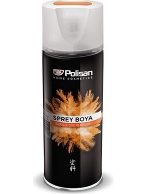 Mey İthalat Polisan Akrilik Sprey Boya Parlak Beyaz 400 ml