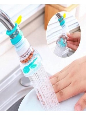 Mey İthalat Tafce Oynar Başlıklı Pervaneli Taşlı Musluk Başlığı 1 Adet Renkli
