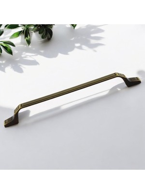 Mey İthalat Can Antik Sarı Metal Kulp 128 mm 12.8 cm Mobilya Çekmece Mutfak Dolabı Dolap Kulpları Kulbu Kulpu