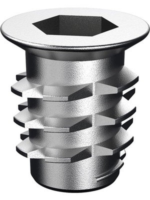 Mey İthalat BADEM10 Metal Euro Dübel 8X13 M6 Çinko (50 Adet)