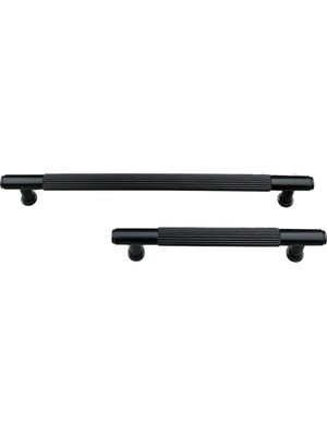Mey İthalat System 9226 Modern Çizgili Kulp Siyah Renk 640 mm Çok Renkli