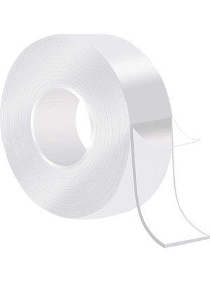 Mey İthalat Ultra Güçlü Çift Taraflı 2 mt x 3 cm Çift Taraflı Nano Bant (4172)