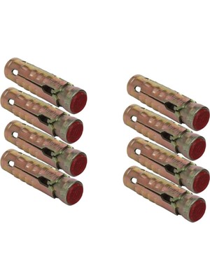 Mey İthalat Tapalı Çekme Çelik Dübel M12X45 mm Genleşmeli Iç Diş M8 Montaj Bağlantı Aparat 8 Adet