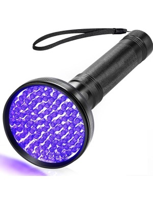 Mey İthalat Valkyrie 100 LED 395NM Mor Işık Uv El Feneri - Ultraviyole Siyah Fener - Ev Otel Evcil Hayvan Para