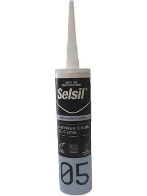 Mey İthalat Selsil Duşakabin Mutfak Banyo Silikon Şeffaf 280ML