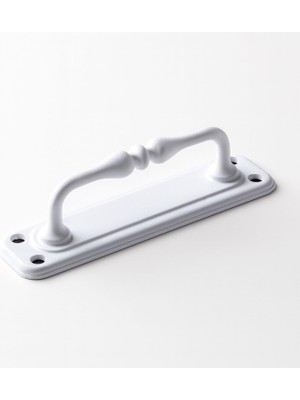 Mey İthalat Beyaz Büyük Metal Kapı Çekme Kolu 14.5 cm Tutamağı Kulp Saclı Kulpları Dolap Mobilya Dolap Çekmece
