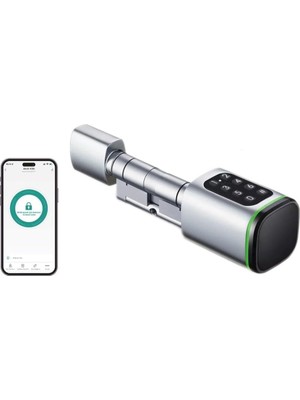 Mey İthalat Neutron Akıllı Kilit, Parmak Izi, Anahtar, Tuş Paneli, Kart, Mobil App