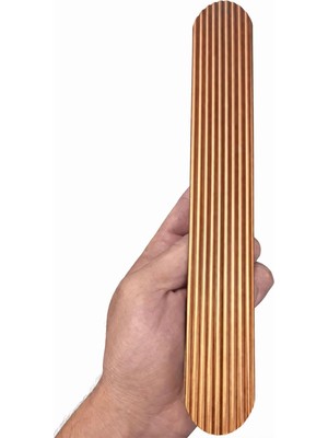 Mey İthalat Aytuğ Geniş T Çizgili Oval Rose Çekmece Kulp 320 mm Modern Şık Mobilya Dolap Kapak Kulpu