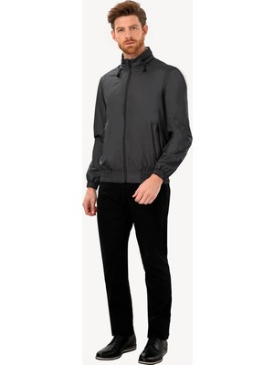 Erkek Füme Yazlık Spor Mont Kapüşonlu