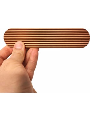 Mey İthalat Aytuğ Geniş T Çizgili Oval Rose Çekmece Kulp 160 mm Modern Şık Tasarım Dolap Kulp Mobilya Kulbu