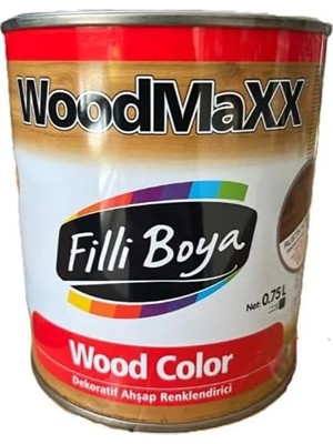 Mey İthalat Filli Boya Woodmaxx Ahşap Renkl.ceviz 0.75 Lt