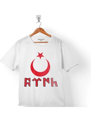Kendim Seçtim Türk Bayrağı Göktürkçe Ay Yıldız Hilal 2 Çocuk Tişört