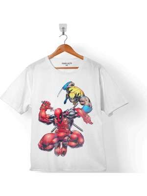 Kendim Seçtim Marvel Deadpool Vs And Wolverıne 2 Çocuk Tişört