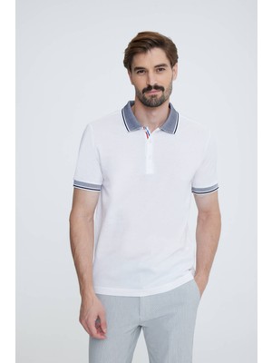 Ysf Erkek Krem Polo Yaka T-shirt