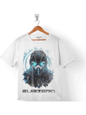 Kendim Seçtim Mortal Kombat Sub Zero Logo Çocuk Tişört