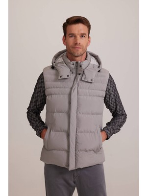 Ysf Erkek Gri Regular Fit Yelek