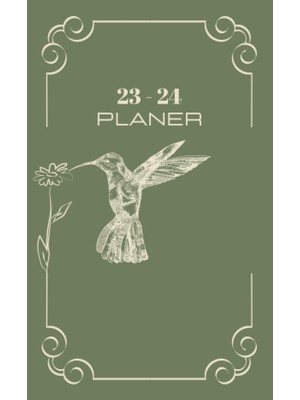 Mey İthalat 23 24 Planer: Olivgrüne Kolibri-Hülle, 10,16 x 16,51 Cm, 107 Seiten, 24 Monate Taschen- Oder Handtaschenkalender, Planer, Um Organisiert Zu Bleiben ... Ein Cooles Geschenk Für Freunde Und Familie.